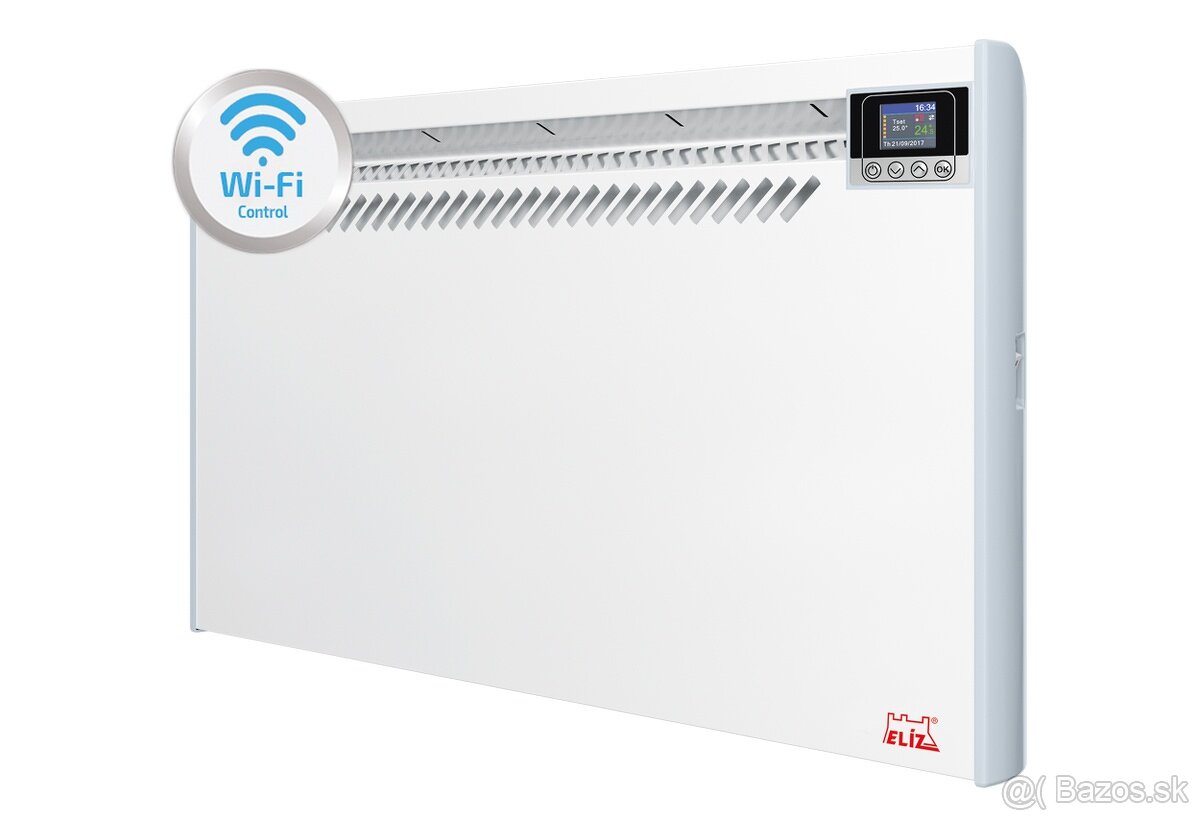 ELIZ EL 1000 INV WIFI ELEKTRICKÝ NÁSTENNÝ KONVEKTOR RADIÁTOR