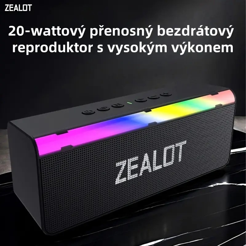 Nový bluetooth reproduktor výkon 20W s RGB efekty.