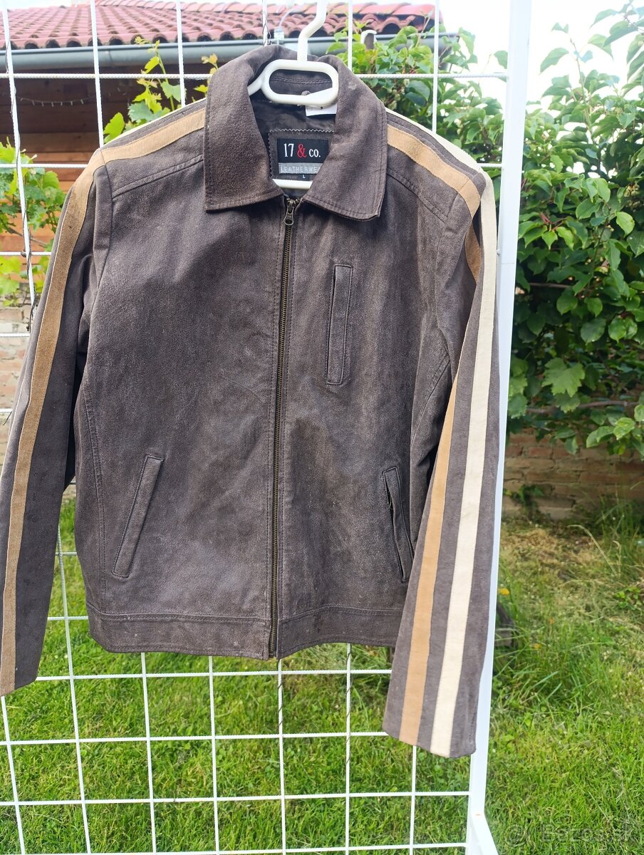 Kožená bunda L