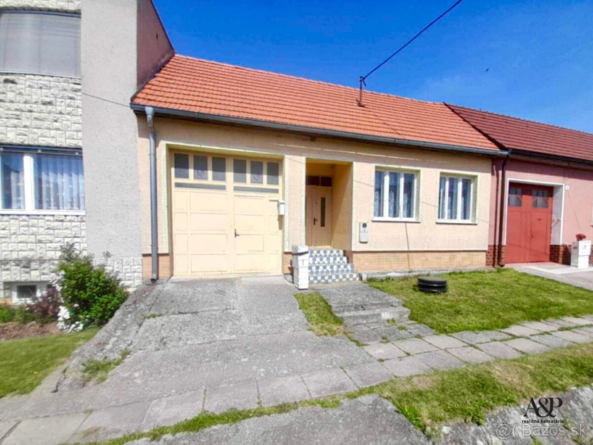 4 IZB. RODINNÝ DOM, POZEMOK 1166M2, LOPAŠOV okr. SKALICA