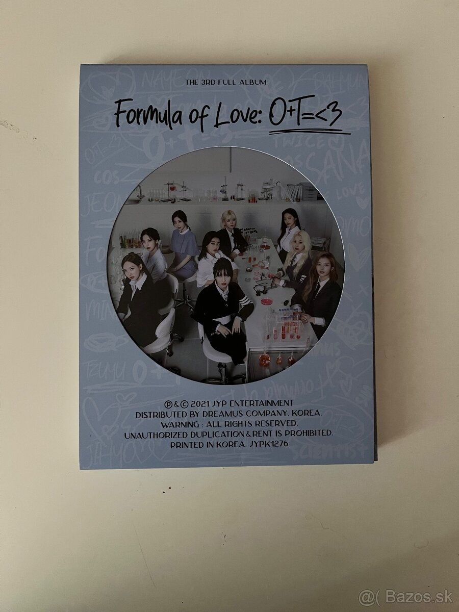 TWICE formula of love  O+T=