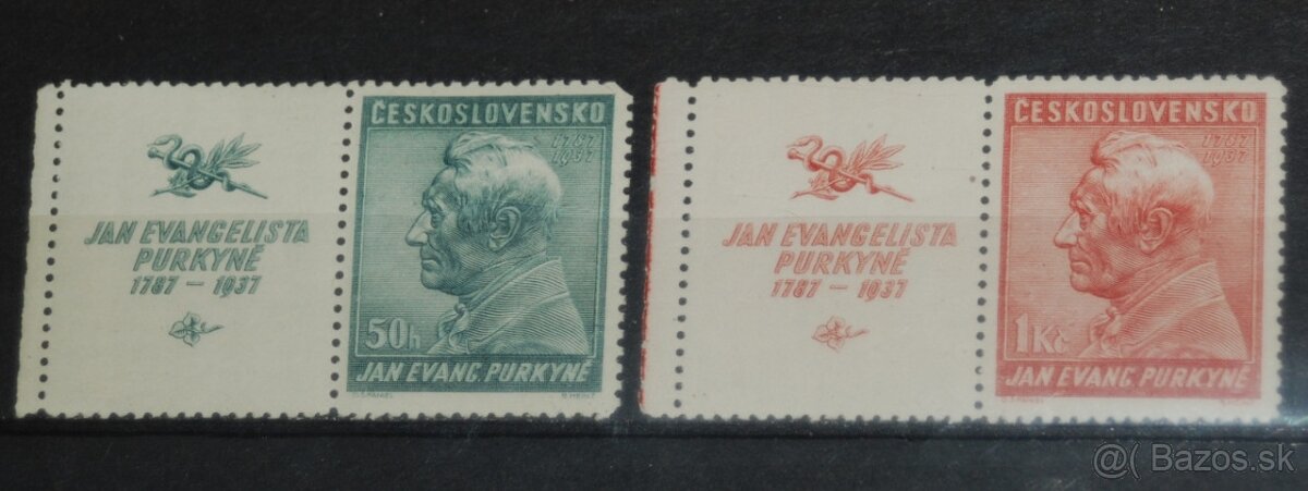 Poštové známky - Československo 7 - čisté