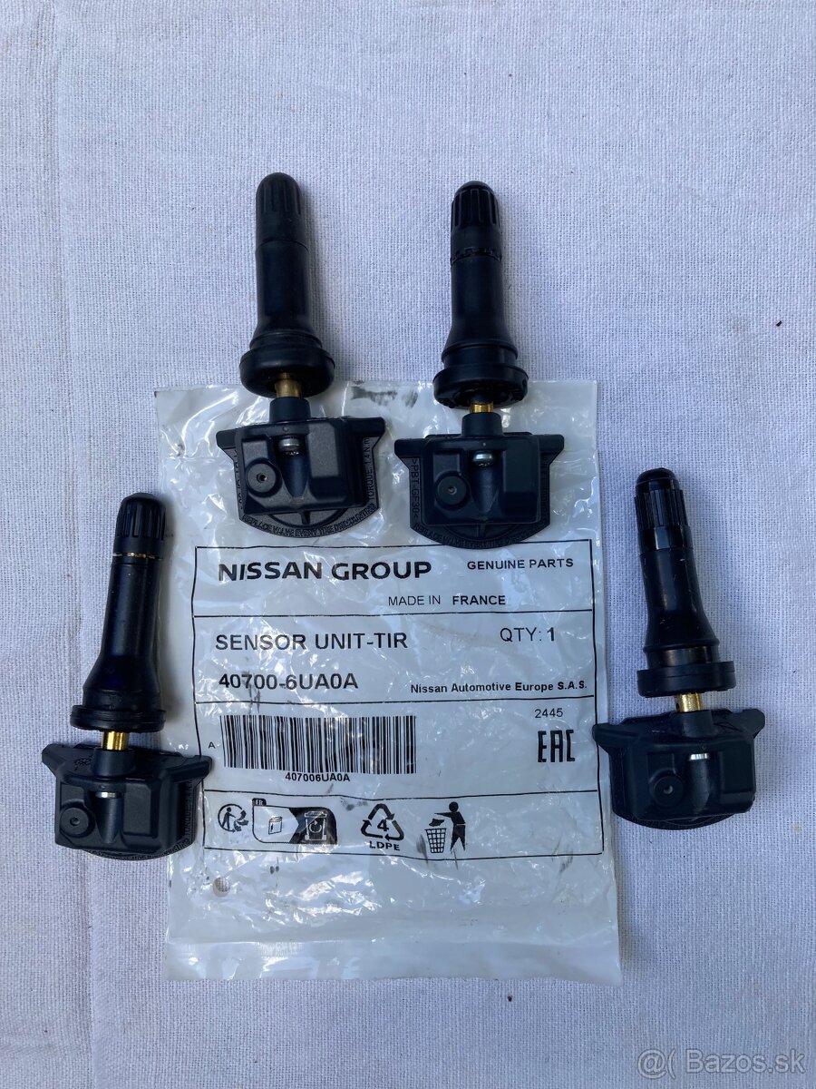 Predám TPMS senzory - Nissan (4 ks)
