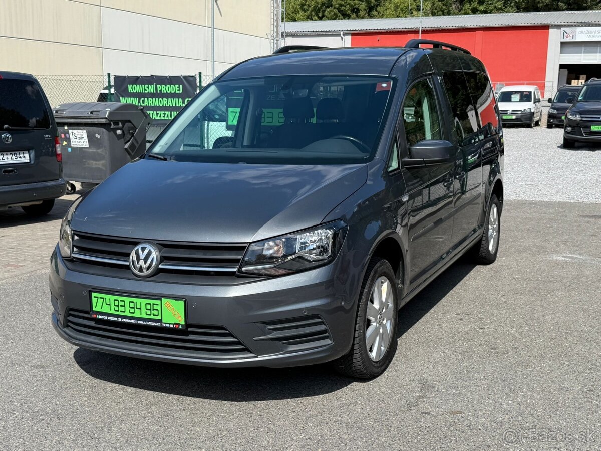 ► VW CADDY MAXI 1,4 TSI - 7 MÍST, NAVI, AUTOM. PARKOVÁNÍ ◄