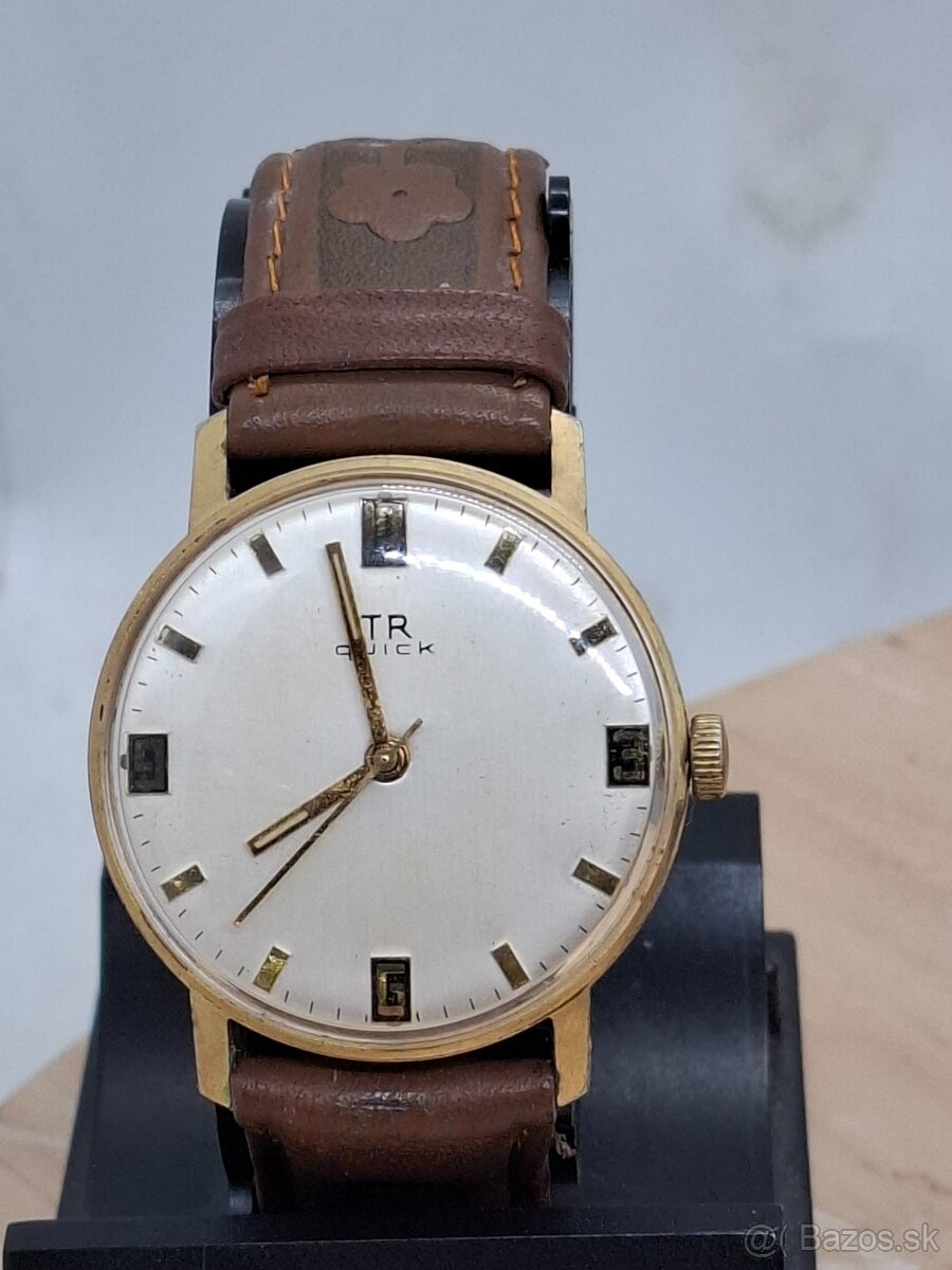 Predám funkčné Švajčiarske hodinky TR Quick 17 jewels 85 €