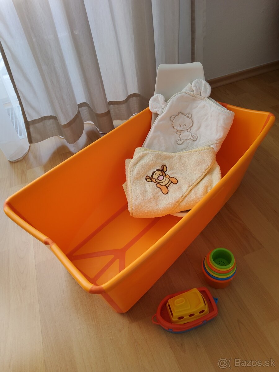 STOKKE vanička Flexi Bath a lehátko do vaničky + darček