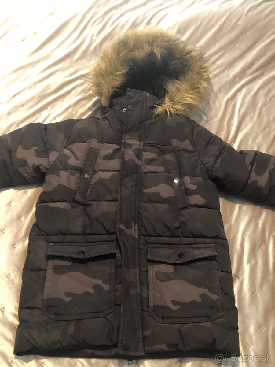 Zimná chlapčenská bunda 134/140