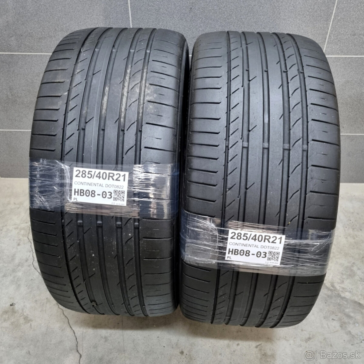 Letné pneumatiky 285/40 R21 CONTINENTAL
