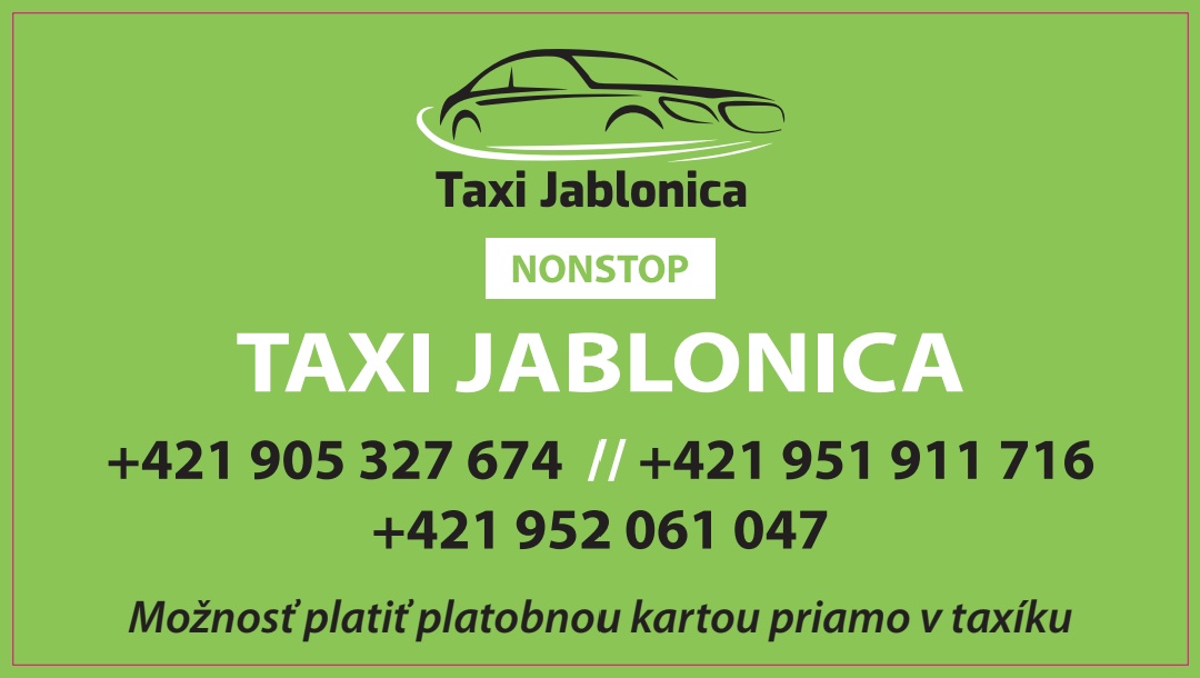 Nonstop Taxi Jablonica-Myjava-Trnava