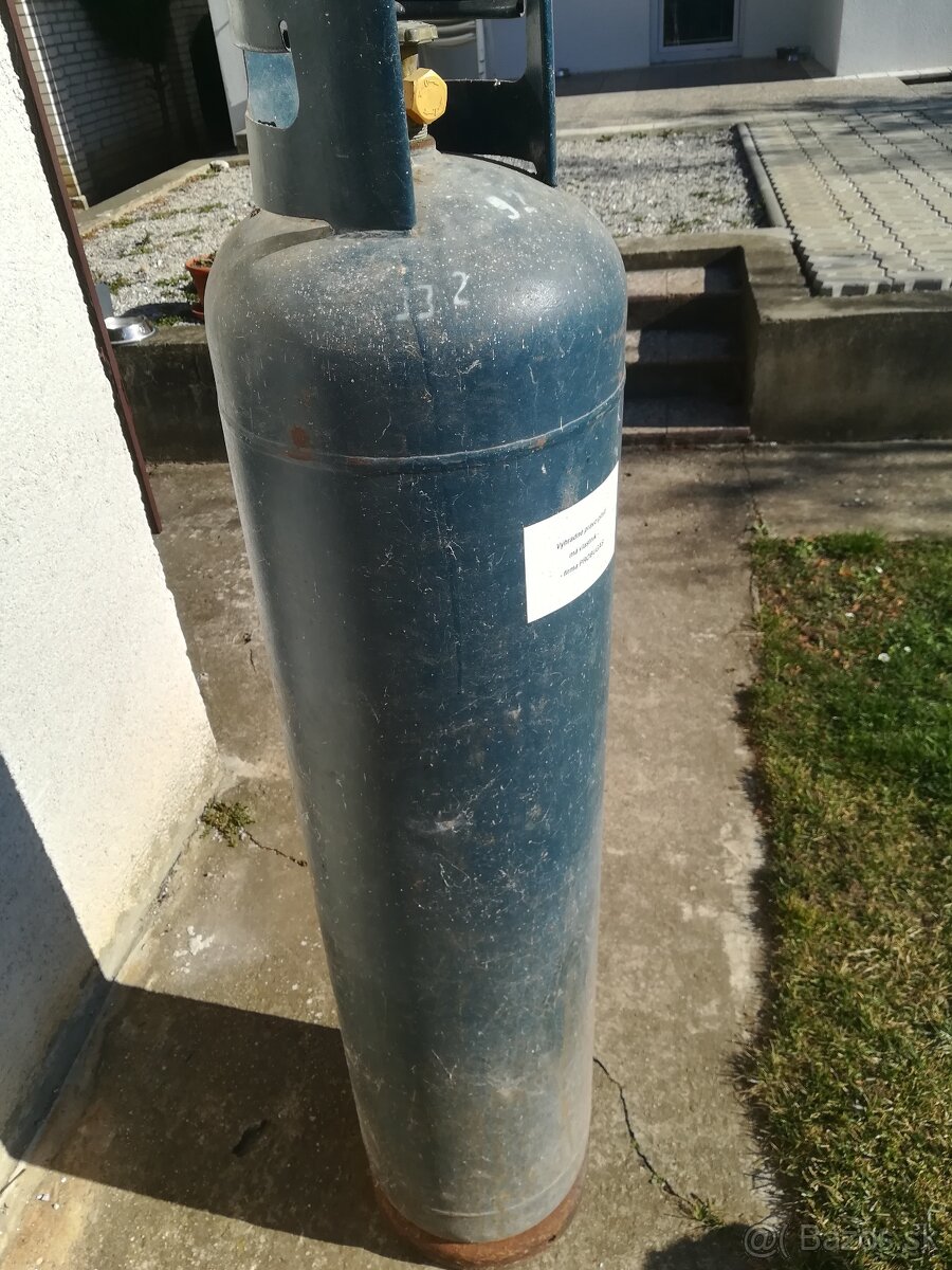 Propán banánová fľaša