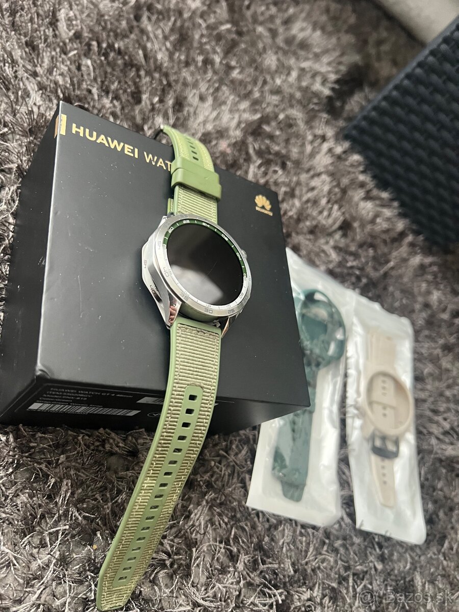 huawei watch gt 4 46 mm strieborne