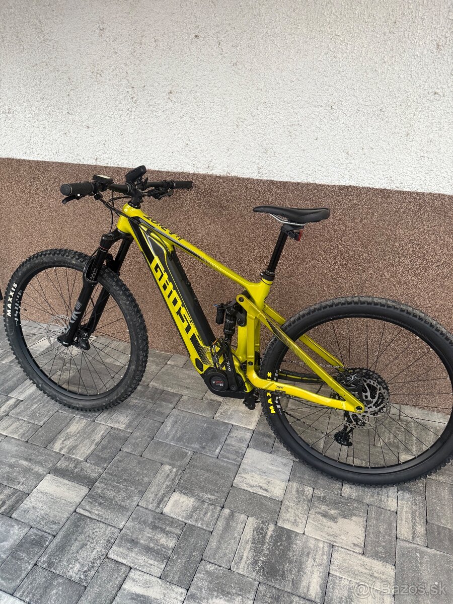 Jazdený Elektrobicykel Ghost E-Riot Trail CF Advanced M