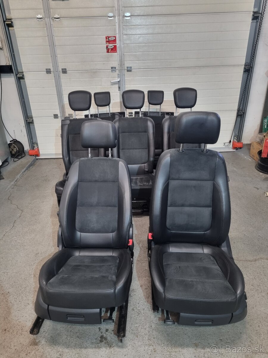 Sedadlá Alcantara Volkswagen Sharan 7N - 7 miestne