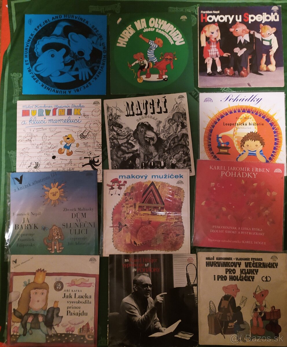 LP gramofonové desky POHÁDKY