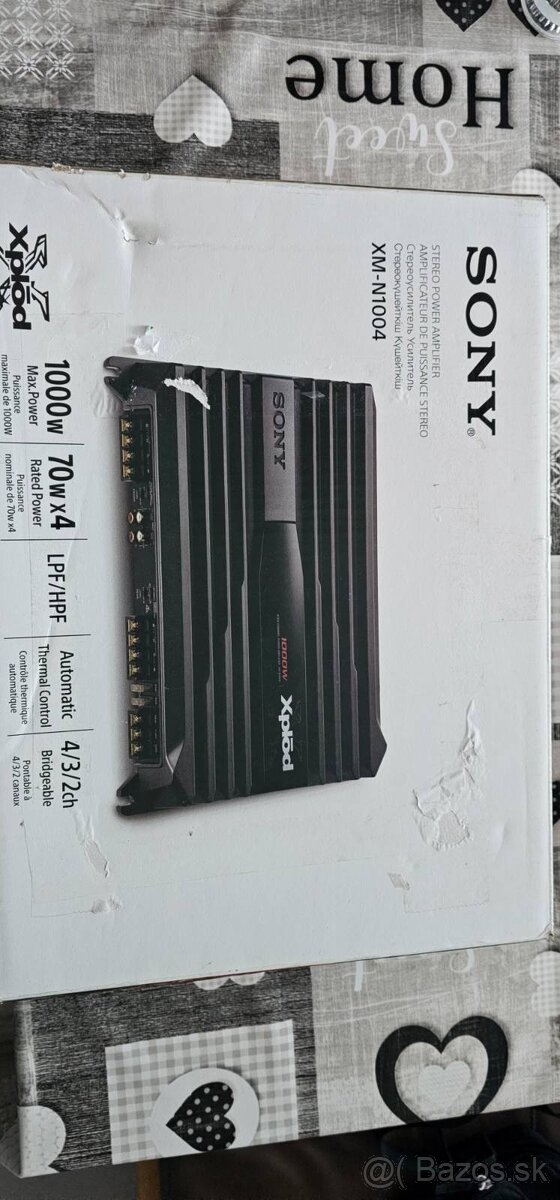 zosilňovač do auta Sony