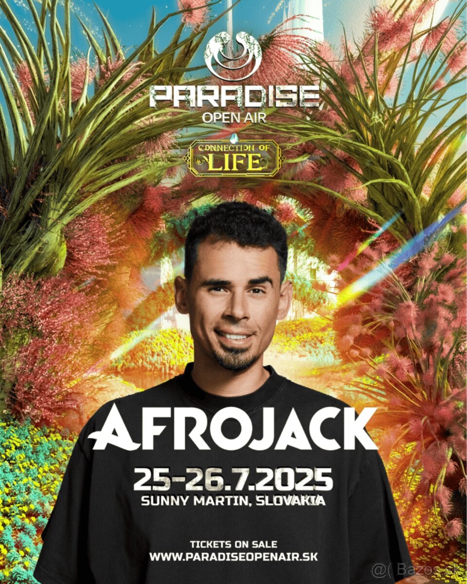 Paradise open air 2025 4x 2 dňové vstupenky