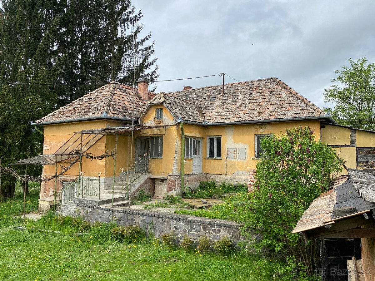 Rodinný dom - pokojné bývanie - Večelkov, okr. R. Sobota