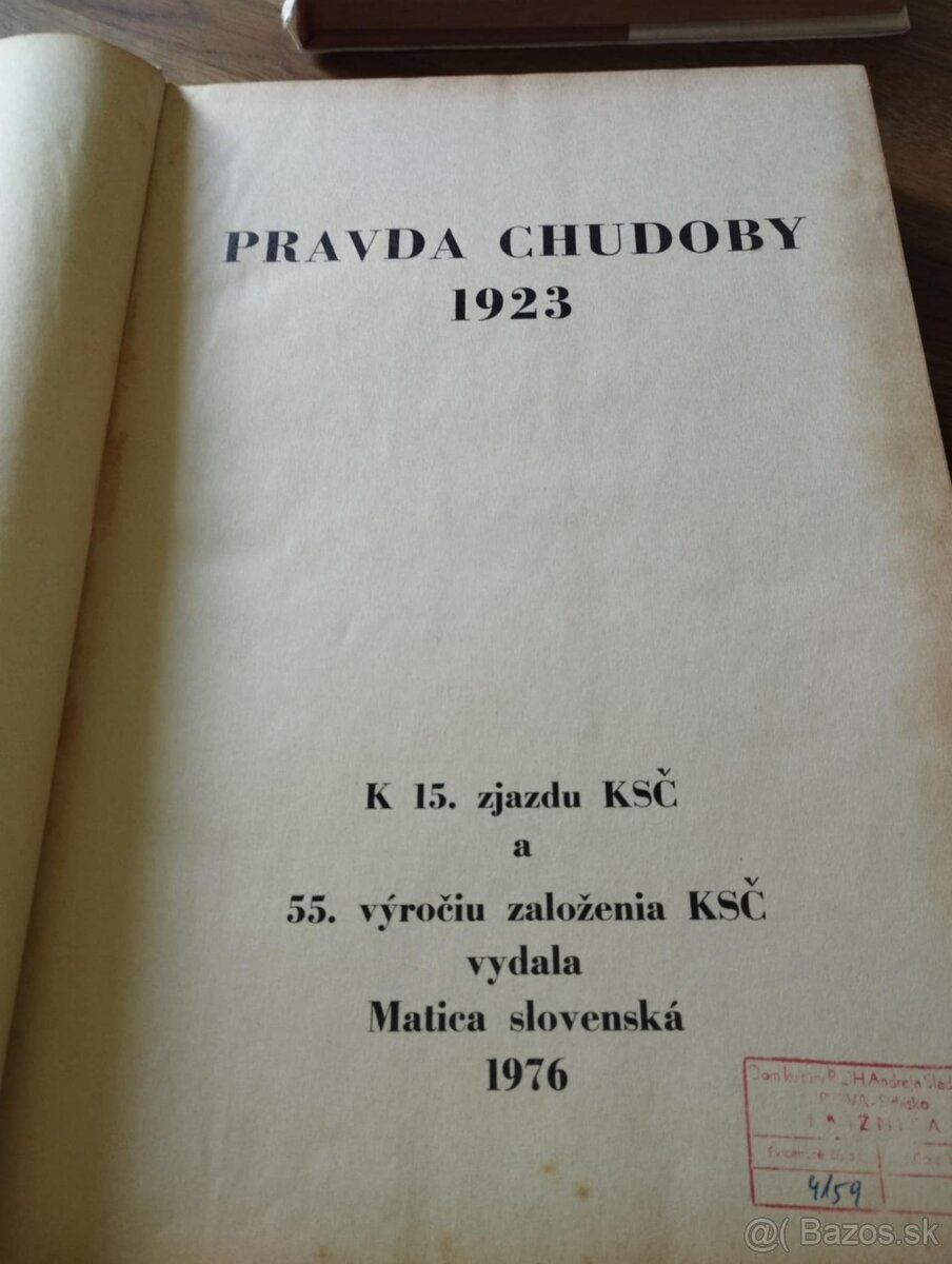 Pravda chudoby 1923