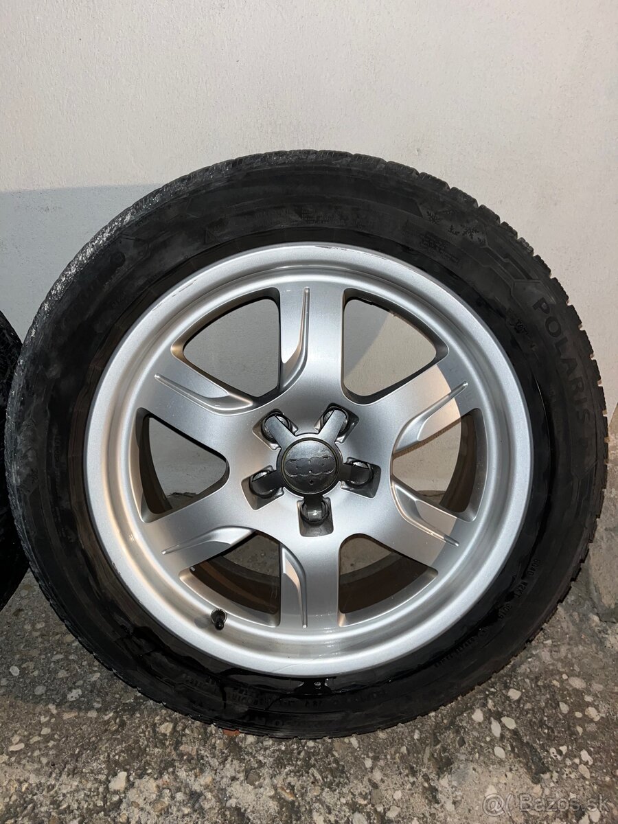 DISKY R17 AUDI/VW/ŠKODA 5x112 + zimné Barum - TOP STAV