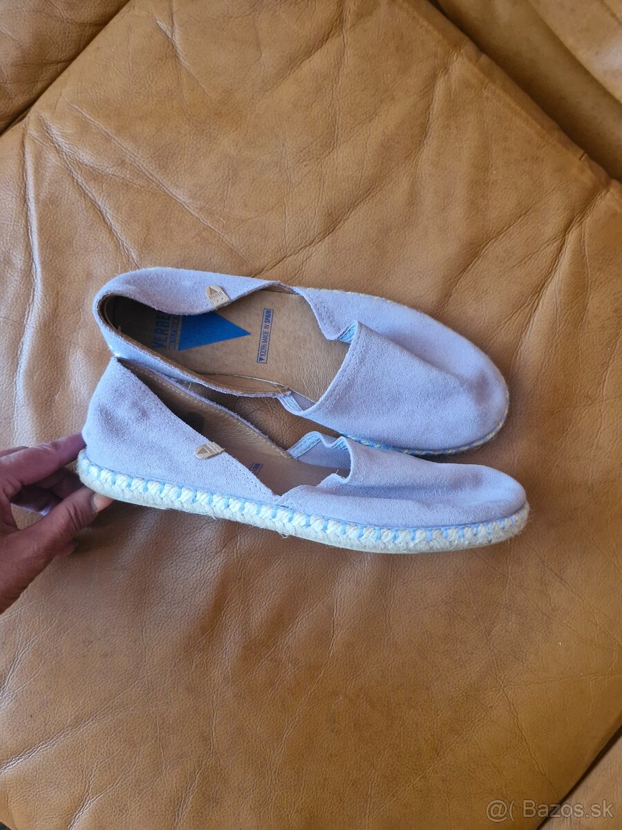Nove kozene espadrilky Verbenas v. 38