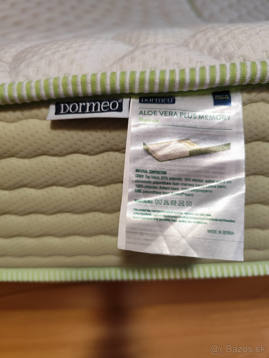 Dormeo 90x200 Aloe Vera Plus MEMORY