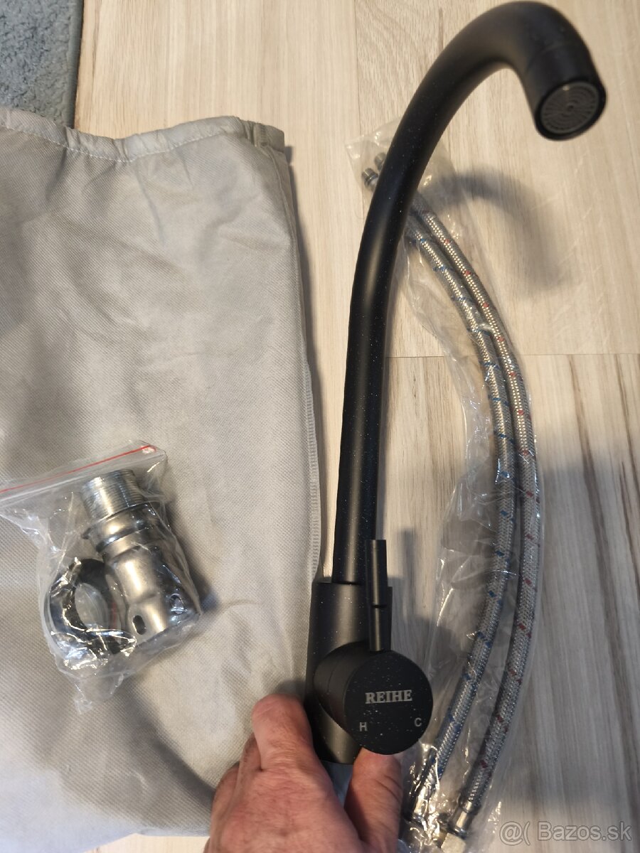 Drezová batéria čierna matná