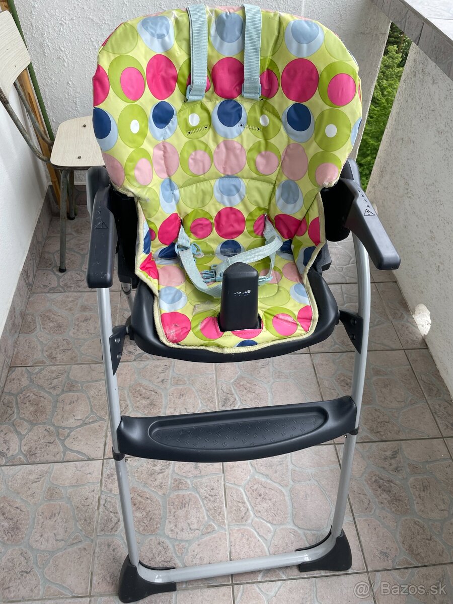 Detská jedálenská stolička Chicco