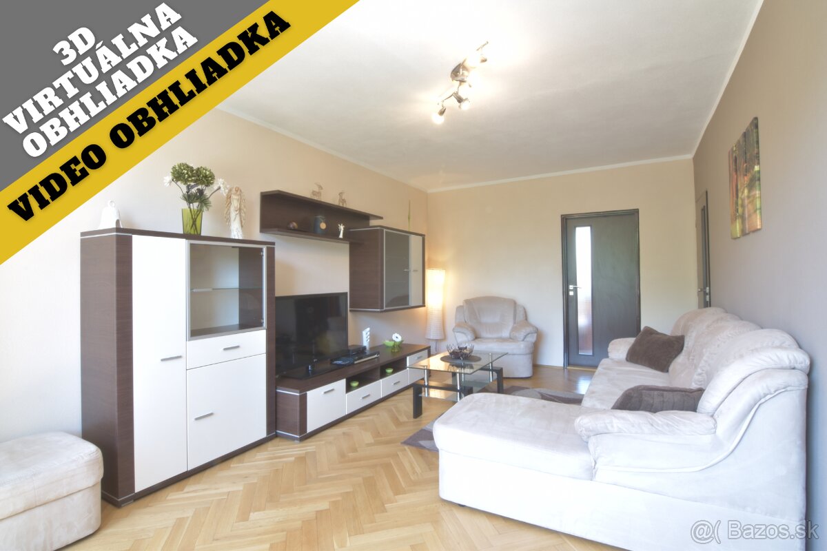 3-izbový byt s balkónom a pivnicou na Chrenovej v Nitre