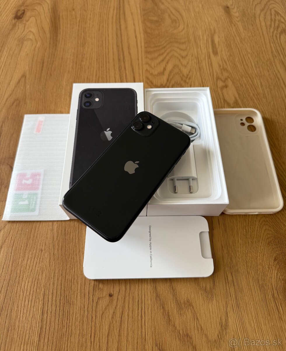 iPhone 11 64 gb Black - komplet príslušenstvo, záruka