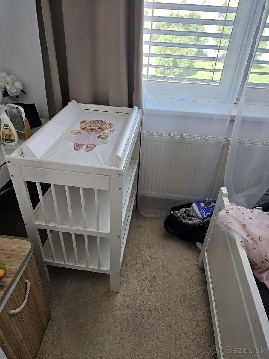 Ikea Gulliver - Prebaľovací stôl / pult biely