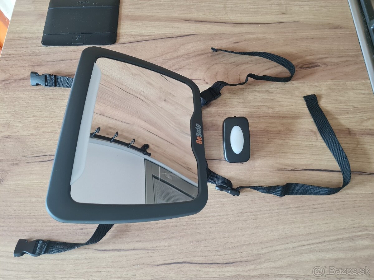 Besafe zrkadlo do auta XL so svetlom