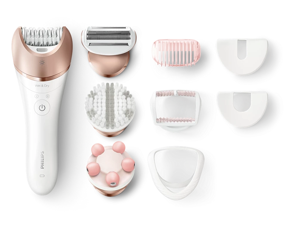 DÁMSKY EPILÁTOR/DEPILÁTOR PHILIPS + PRÍSLUŠENSTVO