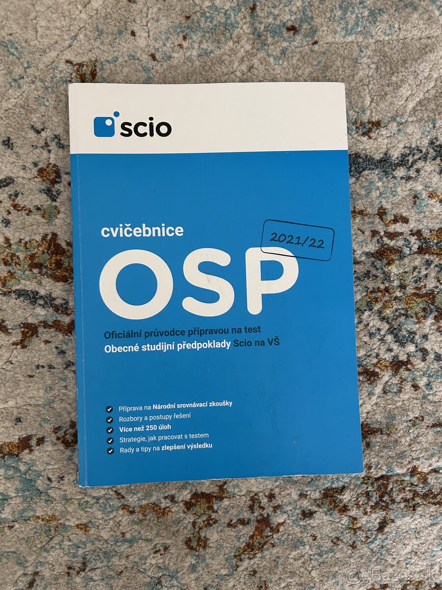SCIO cvičebnica CZ z 2021/22