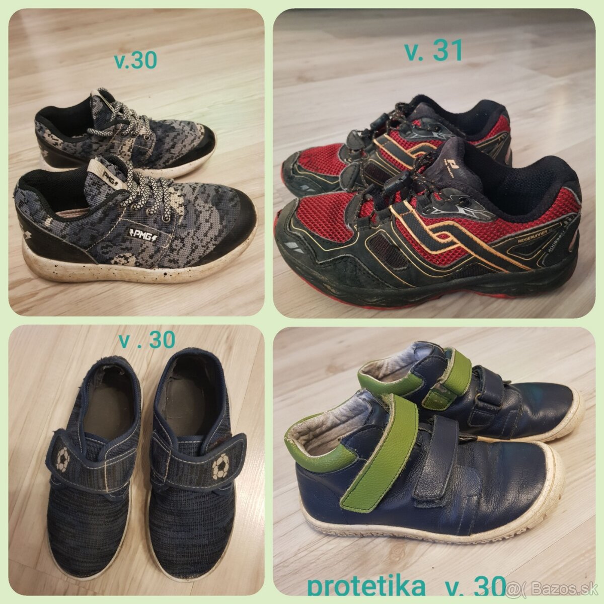 Tenisky, topánky, papuče