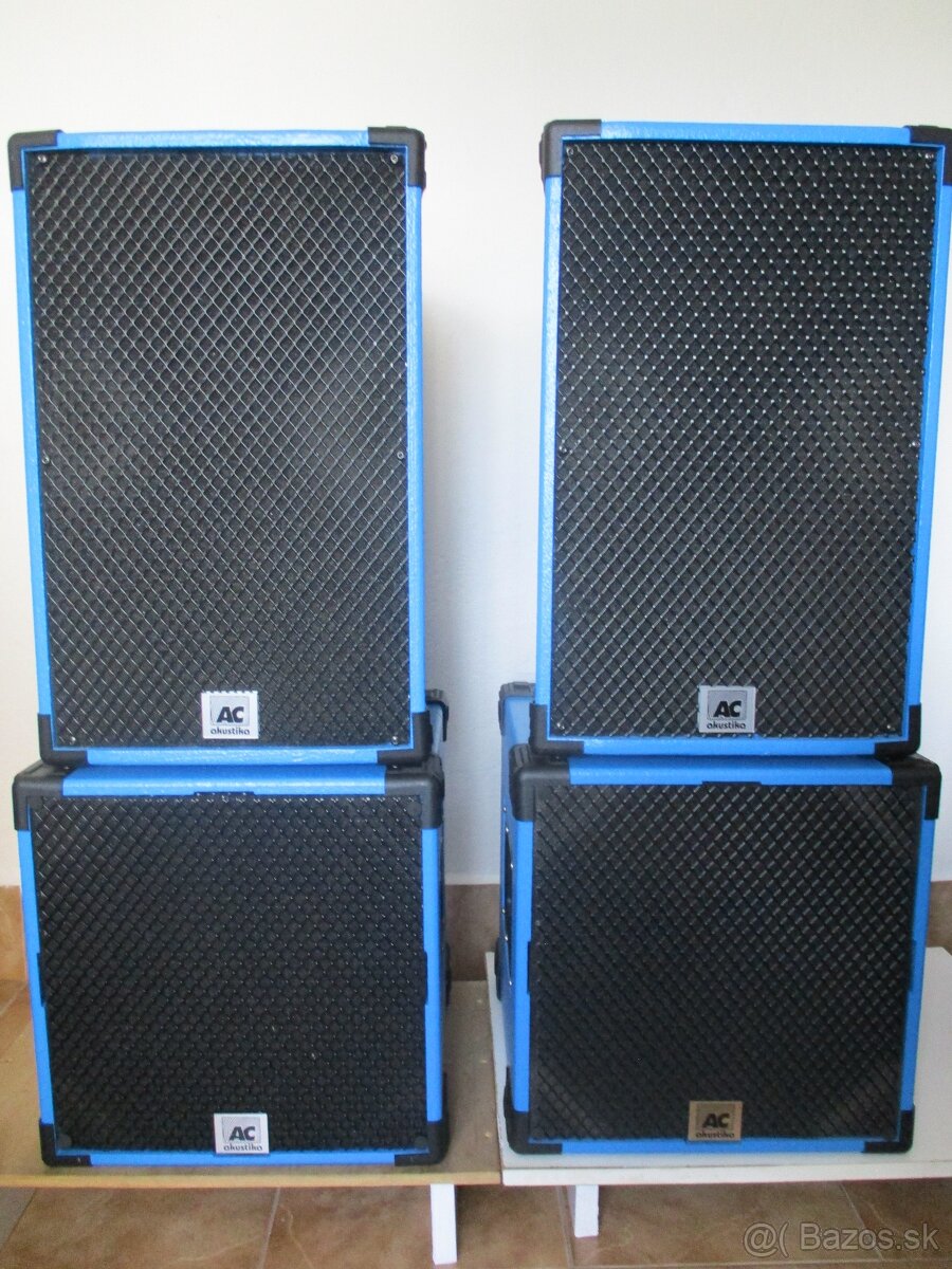 Kompletní hudební ozvučovací aparatura 2 x 1000 W