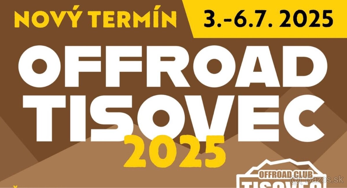 Registrácia offroad Tisovec