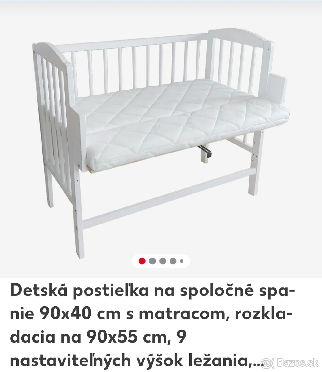 Detská postieľka/kolíska