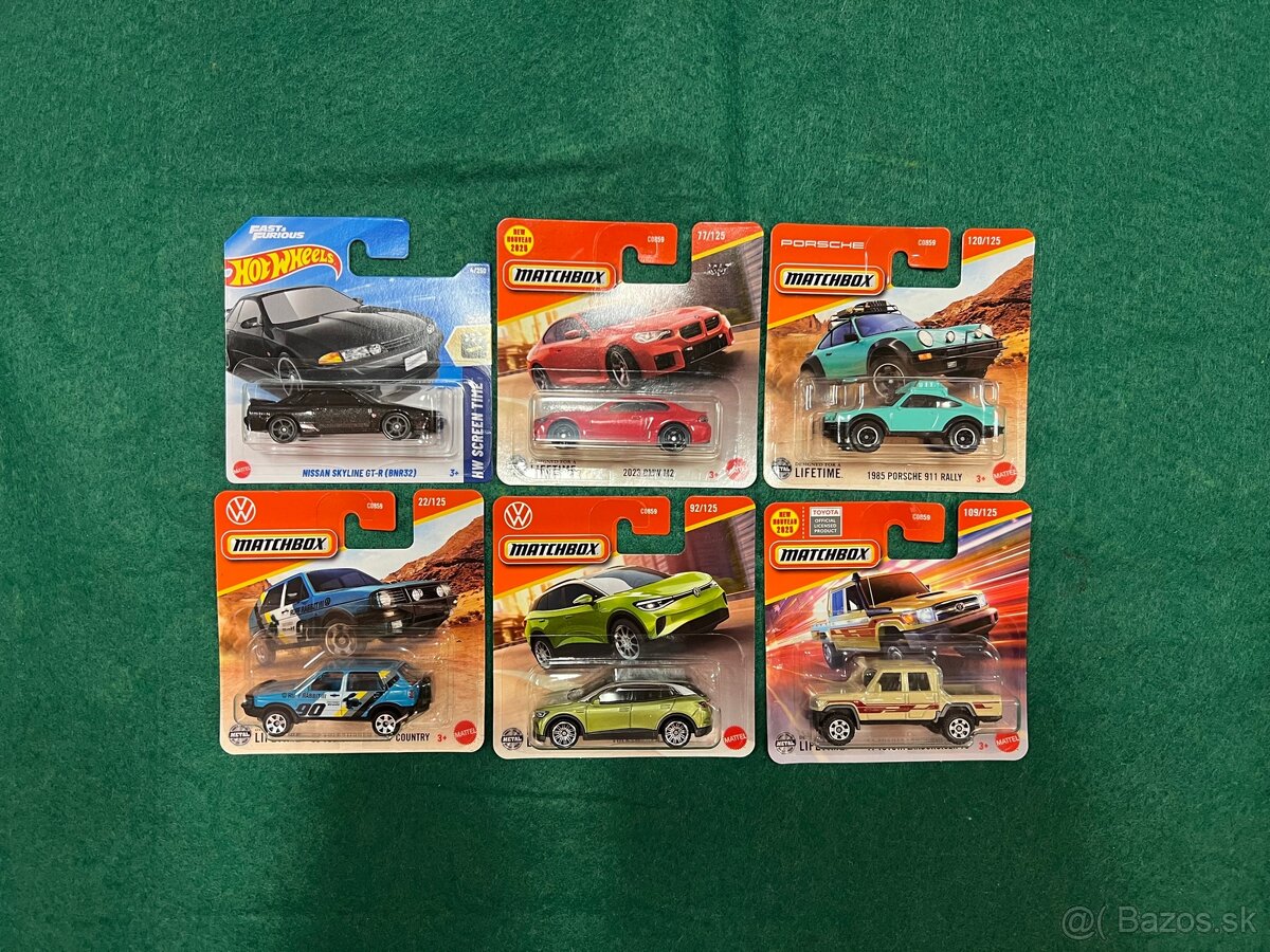 Matchbox - VW , Toyota , Porsche , BMW