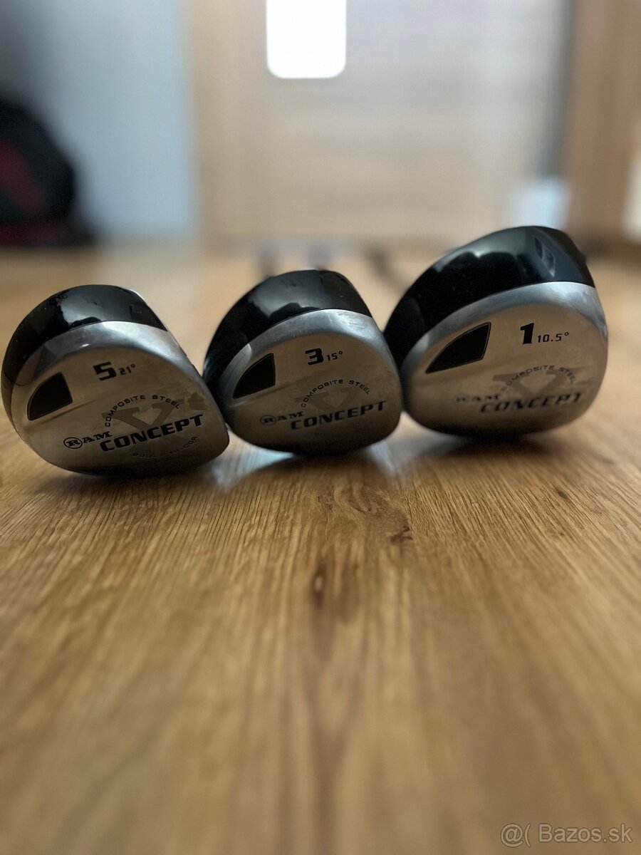 Set golfových palíc, Driver a drevá