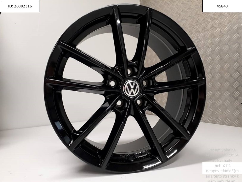 Vw Passat B8, Škoda Superb 3 alu disky 8J R18 ET44 5x112 120