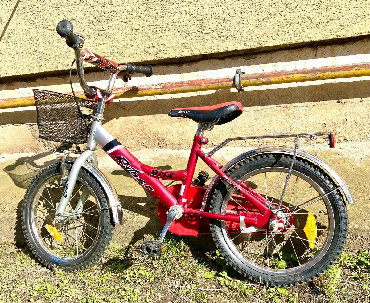 Detsky bicykel vel. 16/ 4-7 rokov
