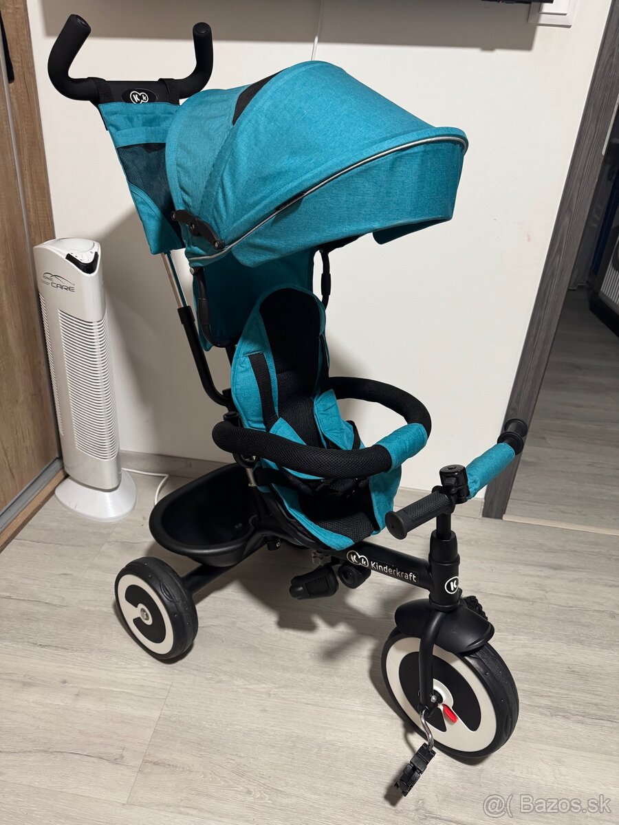 Kinderkraft ASTON Trojkolka tyrkysová