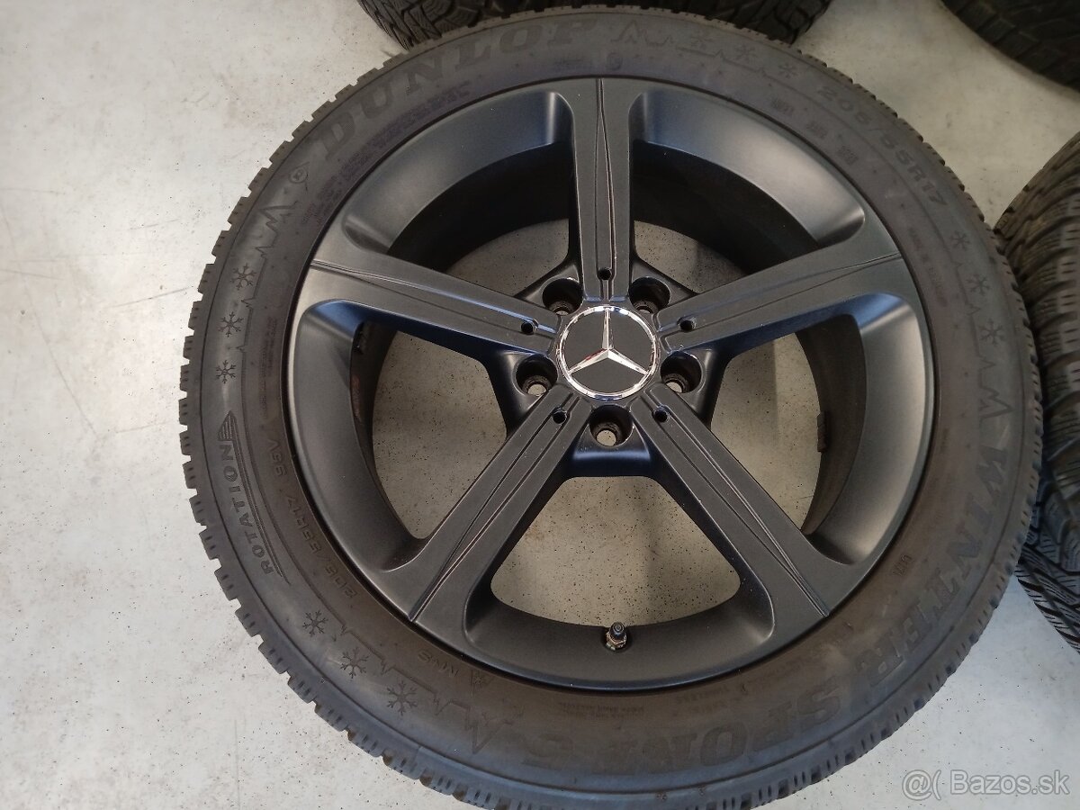 Predam zimne ALU 5x112 R17 6,5J ET44 ORIGINAL MERCEDES