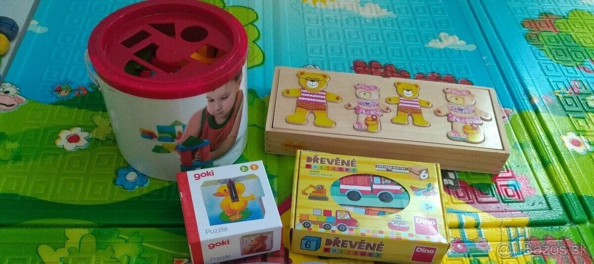 Balik drevenych hraciek pre najmensich