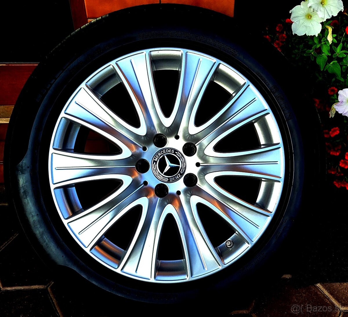 alu R18 5x112 orig. Mercedes, zimné pneu 245/45
