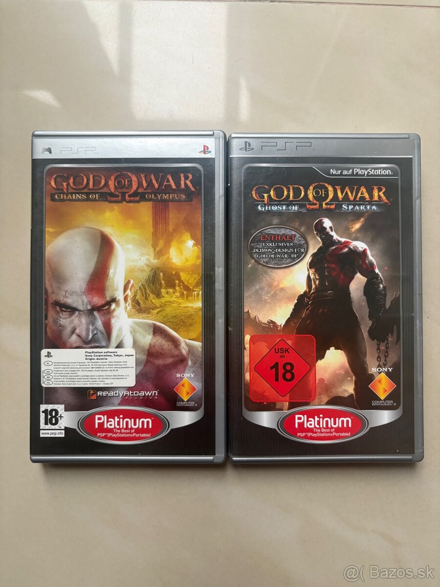 Playstation Portable 2x God Of War