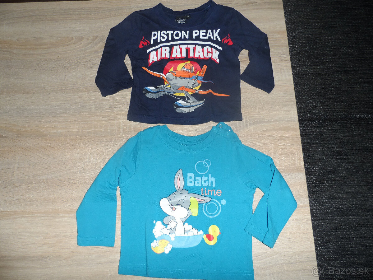 Tričká 86/92 - cena spolu