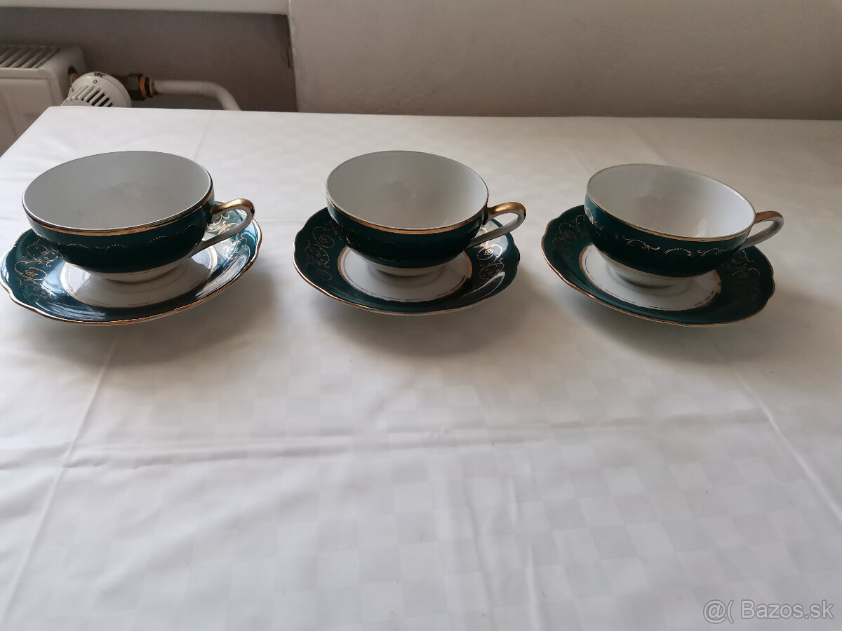 Kávové porcelánové šálky