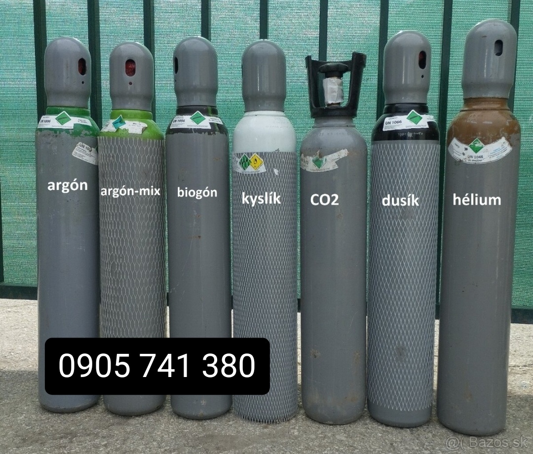 Argón,argón-mix,biogón,dusík,propán,propán-bután,sodastream