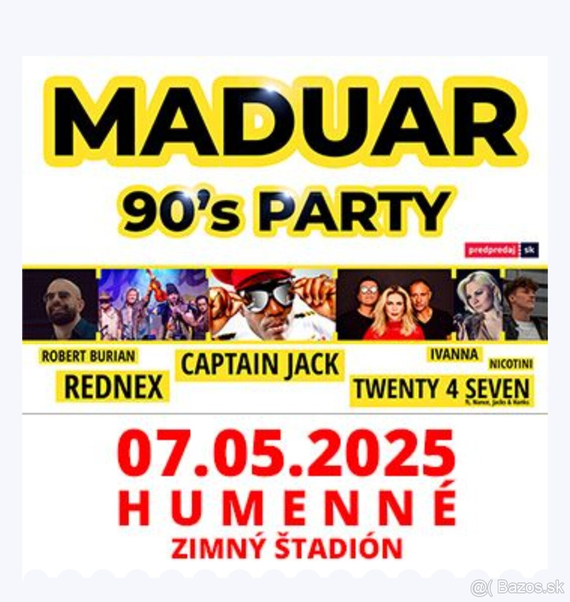 Predám listky na maduar
